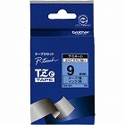 ピータッチ　ラミネート青色テープ　９ｍｍ　黒文字