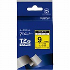 ピータッチ　ラミネート黄色テープ　９ｍｍ　黒文字