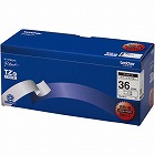 ピータッチ　ラミネート白色テープ３６ｍｍ黒文字５個