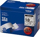 ピータッチ　ラミネート透明テープ１８ｍｍ黒文字５個