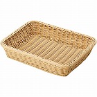 洗えるラタン　角型　ナチュラル　Ｌ