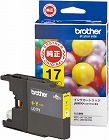 純正インクカートリッジ大容量　ＬＣ１７Ｙ　イエロー