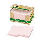 ポストイット　再生紙ノート７５×５０　ピンク１０冊