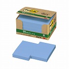 ポストイット　再生紙ノート　７５×５０　青１０冊