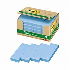 ポストイット　再生紙ふせん　７５×２５　青２０冊