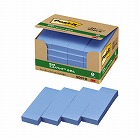 ポストイット　再生紙ふせん　７５×２５　青２０冊