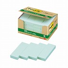 ポストイット　再生紙ふせん　７５×２５　緑２０冊