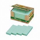 ポストイット　再生紙ふせん　７５×２５　緑２０冊