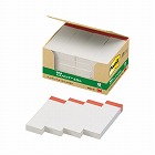 ポストイット　再生紙ふせん　７５×２５　赤帯２０冊