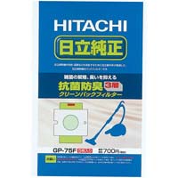 掃除機　紙パックフィルター　ＧＰ‐７５Ｆ　５枚入