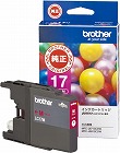 純正インクカートリッジ大容量ＬＣ１７Ｍマゼンタ×２