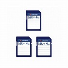 ＳＤＨＣカード　フリクション対応　４ＧＢ　３個