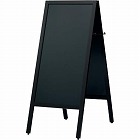 Ａ型スタンド黒板スリム　ダークブラウン幅４５０×４