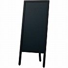 片面スタンド黒板スリム　ダークブラウン幅４５０×４