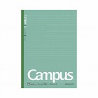 キャンパスノートドット罫　セミＢ５　緑７ｍｍ　１冊