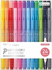 水性カラーサインペン　プレイカラー２　２４色セット