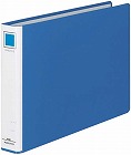 リングファイル貼り表紙　青Ａ４横背幅４５ｍｍ１２冊