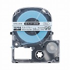 テプラ　ＰＲＯテープ　りぼん　スカイブルー　黒文字