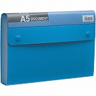 ドキュメントファイルエコノミーＡ５　１３Ｐ青　５冊