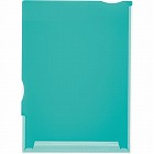 スーパーハードホルダー（透明・マチ付）緑　５冊