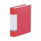 クリヤーブック交換式　赤　Ａ４縦背幅５５ｍｍ