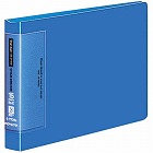 クリヤーＢウェーブカット替紙式Ｂ６横２４ｍｍ青４冊