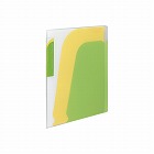 ポケットブック＜ノビータ＞４Ｐチャック付　黄緑