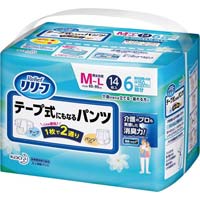 リリーフ　テープ式にもなるパンツ　Ｍ‐Ｌ　１４枚