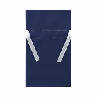 梨地ポリ巾着袋（底マチ付）　ネイビー　Ｓ　２０枚