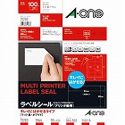 キレイにはがせるラベル　兼用　１０面四辺余白１０枚