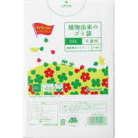 植物由来の高密度ゴミ袋　３０Ｌ　３０枚×１０