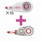 モノＣＸ　幅６ｍｍ　本体１０個＋詰替１個