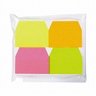 強粘着インデックスふせん　ネオンカラー　１６冊