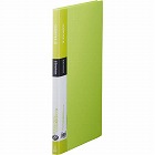 シンプリーズクリアーＦ固定式Ａ４縦２０Ｐ黄緑