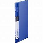 シンプリーズクリアーＦ固定式Ａ４縦２０Ｐ青