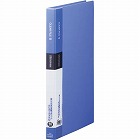 シンプリーズクリアーＦ固定式Ａ４縦４０Ｐ青