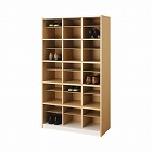 ＰＬスリッパシューズラック２　ハイ　３列　３０足用