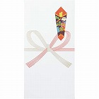 まっすぐ書ける金封　祝　万円袋　赤白７本　１００枚