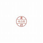 日付印プチコールＰＲＯ１５　記帳用　受付