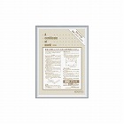 ガラス製アルミ賞状額縁　Ａ４
