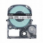テプラＰＲＯテープ強粘着白ラベル１２ｍｍ黒文字×５