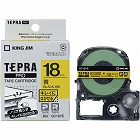 テプラＰＲＯテープはがせる黄ラベル１８ｍｍ黒字×５