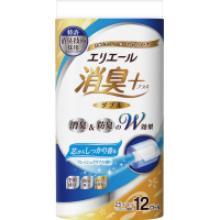 エリエール消臭＋トイレット　ダブル２５ｍ　１２個