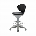 ワーキングスツールハイタイプ　ブラック