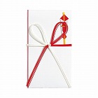 まっすぐ書ける金封　祝　本折花結　赤白５本　３０枚