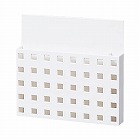 マグネットメモ＆レターポケット　ホワイト