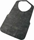不織布エプロン　黒　３０枚入×５