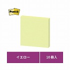 ポストイット強粘着７５×７５　パステル　黄１０冊