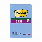 ポストイット強粘着７５×２５　パステル　青　２冊