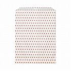 純白　平袋　ハート　２号　１００枚入